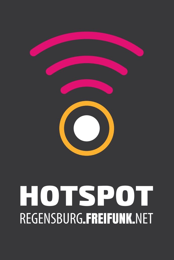 Hier freien WLAN über Freifunk verfügbar